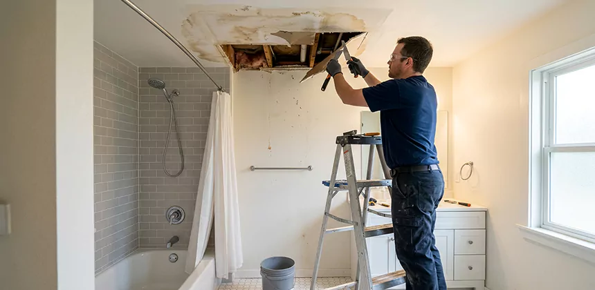 Bathroom Leak Ceiling Repair in Ladera Ranch