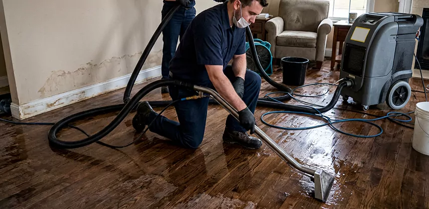 Hardwood Floor Water Extraction in Ladera Ranch